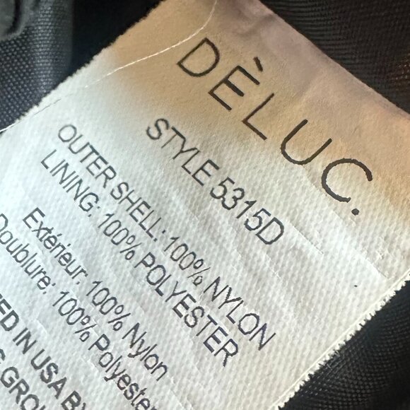 Deluc 5315D Black Puffer Coat Zip-Down Pockets Jacket Cozy Size XS Women's - Picture 11 of 11